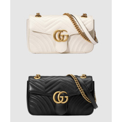 46위 GUCCI 구찌 마몬트 마틀라세 백 (백하트) (미니/스몰/미디엄) 4COLOR 443497