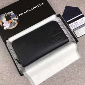 PRADA 프라다 지갑 2ML317 - 사피아노 지퍼 라운드 장지갑 PRAW0150 2COLOR