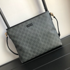 GUCCI 구찌 PVC 크로스백 그레이,브라운