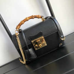 GUCCI 구찌 패드락 GG 뱀부 숄더백 스몰 3가지 색상
