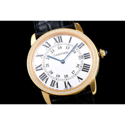 CARTIER 까르띠에 롱드솔로 36mm 쿼츠-10 WR000451