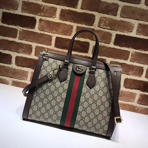 GUCCI 구찌 오피디아 GG 슈프림 탑핸들 백 신상 524537