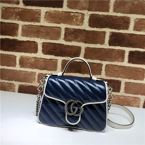 GUCCI 구찌 GG 마몽 마틀라세 탑 핸들 583571 2020/신상