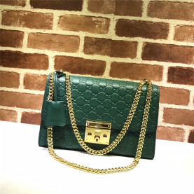 GUCCI 구찌 패드락 시그니처 숄더백  409486