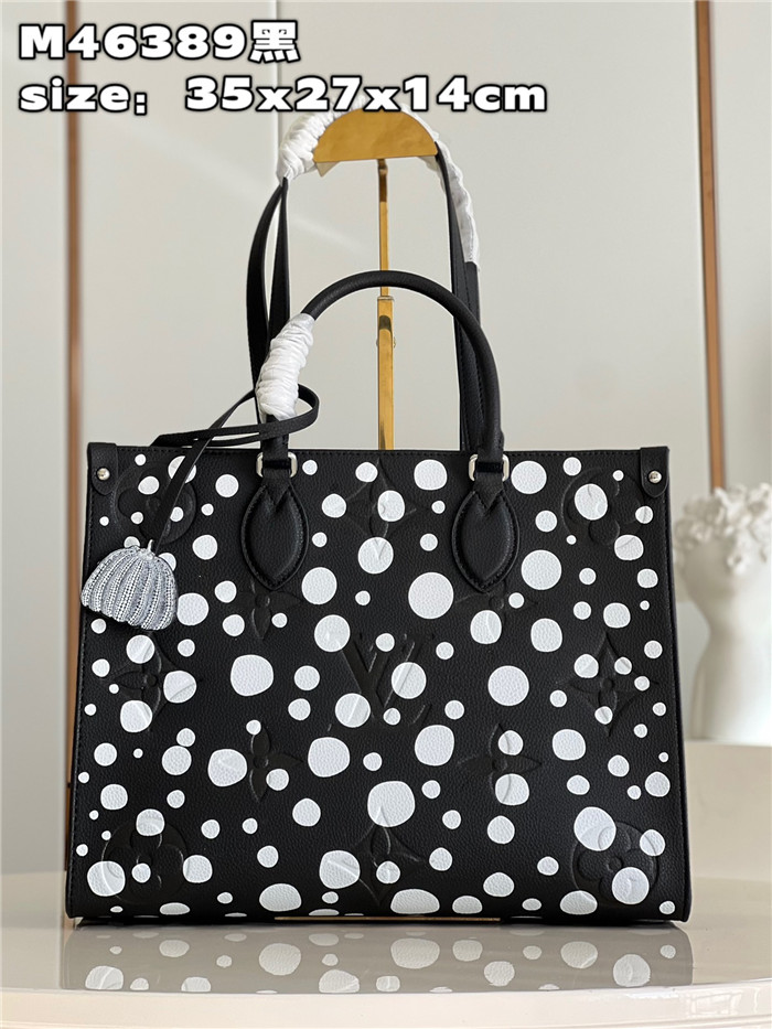 LOUIS VUITTON 루이비통 쿠사마 야요이 콜라보 온더고 MM M46389