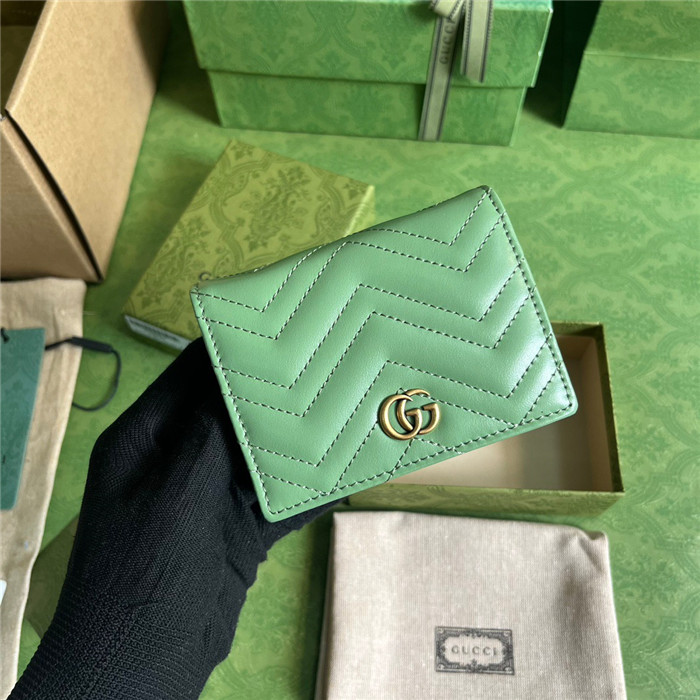 GUCCI 구찌 GG 마몬트 마틀라세 반지갑 466492
