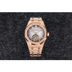 AUDEMARS PIGUET 오데마피게 로얄오크 플라잉 뚜르비옹 로즈골드 그레이다이얼