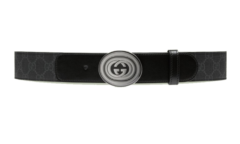 GUCCI 구찌 GG 타원 버클 벨트