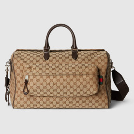 GUCCI 구찌 미디엄 GG 더플백 802095