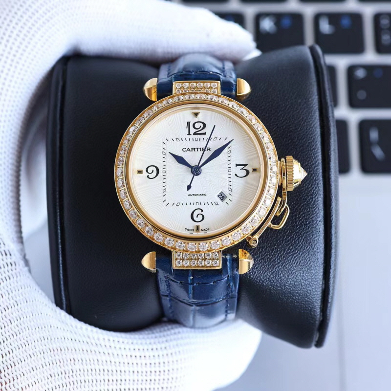 CARTIER 까르띠에  파샤 드 까르띠에 35MM 오토매틱 워치 WJPA0012 2COLOR 2COLOR