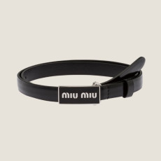 MIUMIU 미우미우 가죽 벨트 5CC528 (15mm) 2COLOR