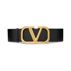 VALENTINO 발렌티노 유광 송아지 가죽 브이로고 시그니처 리버시블 벨트 (70mm) 2COLOR