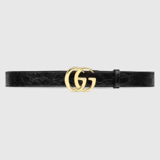 GUCCI 구찌 GG 버클 악어가죽 벨트 414516 (30mm)