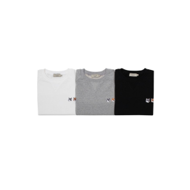 MAISON KITSUNE 메종키츠네 더블 헤드 맨투맨