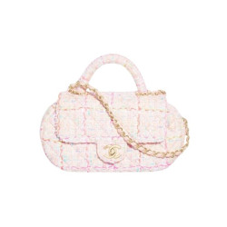 CHANEL 샤넬 핸들 백 트위드 AS4569
