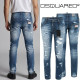DSQUARED2 디스퀘어드2 DSQ 패치 데미지 디스 슬림 일자진