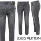 LOUIS VUITTON 루이비통 골드 플레이트 다크 그레이 슬림 일자진