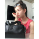 [배우 최윤지] MIUMIU 미우미우 가죽 탑 핸들백 5BB182