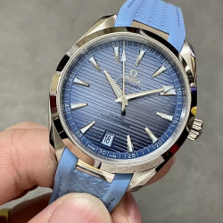 OMEGA 오메가 씨마스터 150M 75주년 한정판 서머 블루 시리즈 41mm 220.12.41.21.03.008