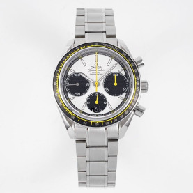 OMEGA 오메가 스피드마스터 크로노그래프 화이트 다이얼 SS브레이슬릿 40mm 326.30.40.50.04.001