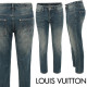 LOUIS VUITTON 루이비통 스터드 엠보 로고 중청 슬림 일자진