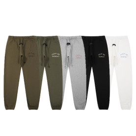 FEAR OF GOD 피어오브갓 에센셜 728 로고 플리스 스웨트 팬츠
