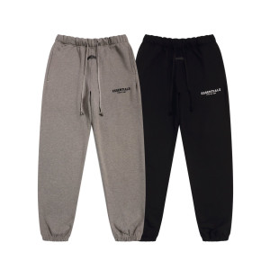 FEAR OF GOD 피어오브갓 에센셜 738 로고 플리스 스웨트 팬츠