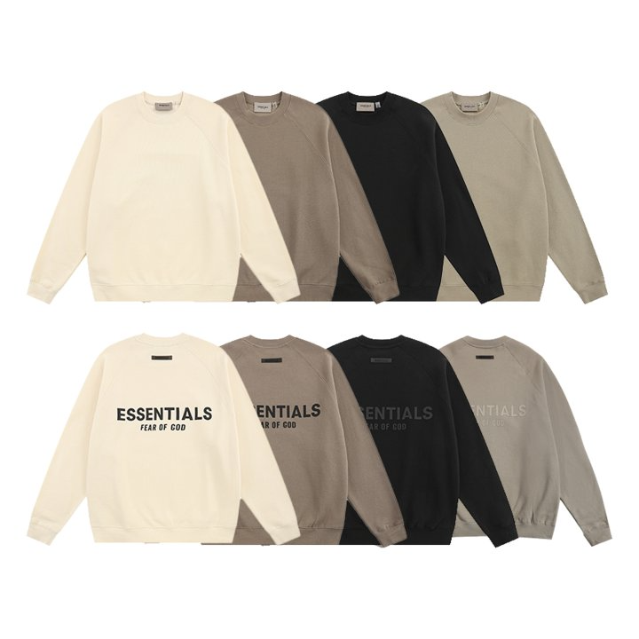 FEAR OF GOD 피어오브갓 에센셜 1809 백 로고 플리스 스웨트 셔츠