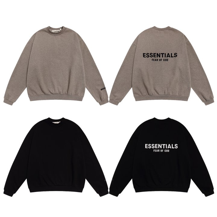 FEAR OF GOD 피어오브갓 에센셜 1848 백 로고 플리스 스웨트 셔츠