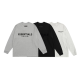 FEAR OF GOD 피어오브갓 에센셜 1903 로고 저지 롱 슬리브