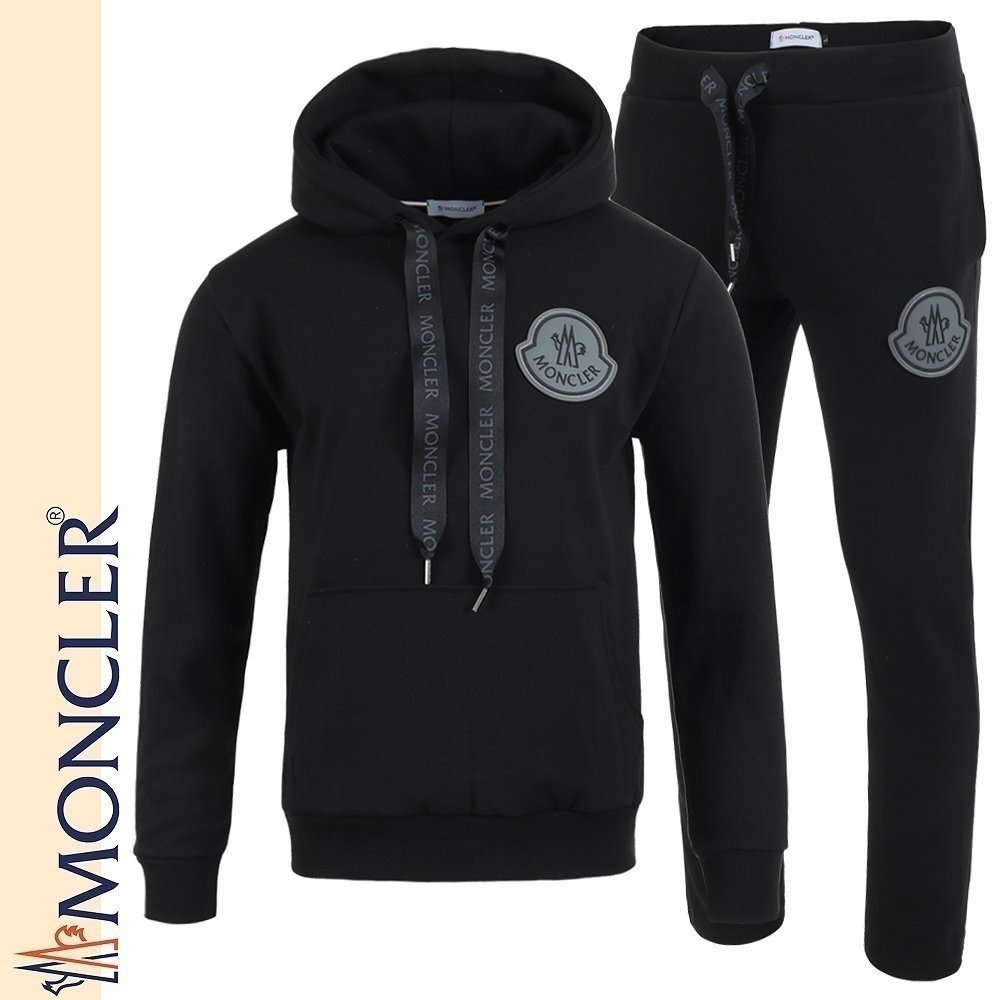 MONCLER 몽클레어 스트링 로고 후드 셋업 2COLOR