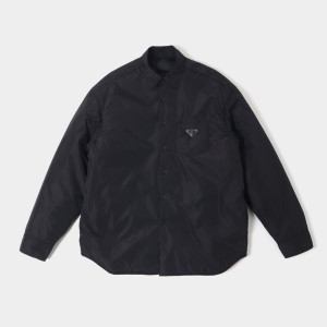 PRADA 프라다 패디드 오버 셔츠