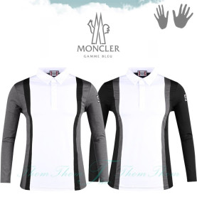 MONCLER 몽클레어 가로 배색 스판 카라