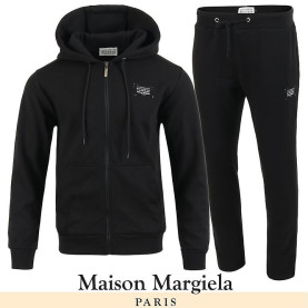 MAISON MARGIELA 메종마르지엘라 넘버 520 프린트 후드집업 셋업