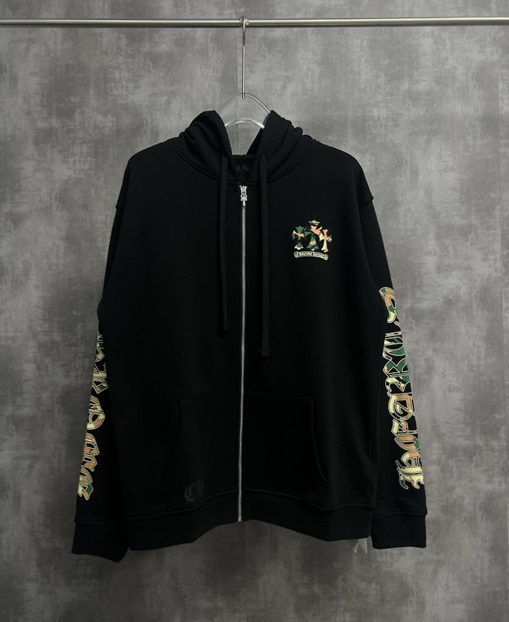 CHROME HEARTS 크롬하츠 카모 홀스슈 집업 후드 자켓