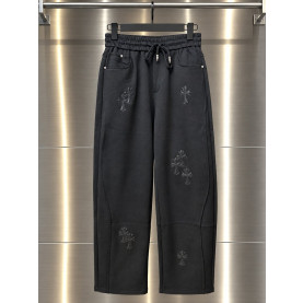 CHROME HEARTS 크롬하츠 크로스 멀티패치 테이퍼드 컴포트 밴딩 팬츠