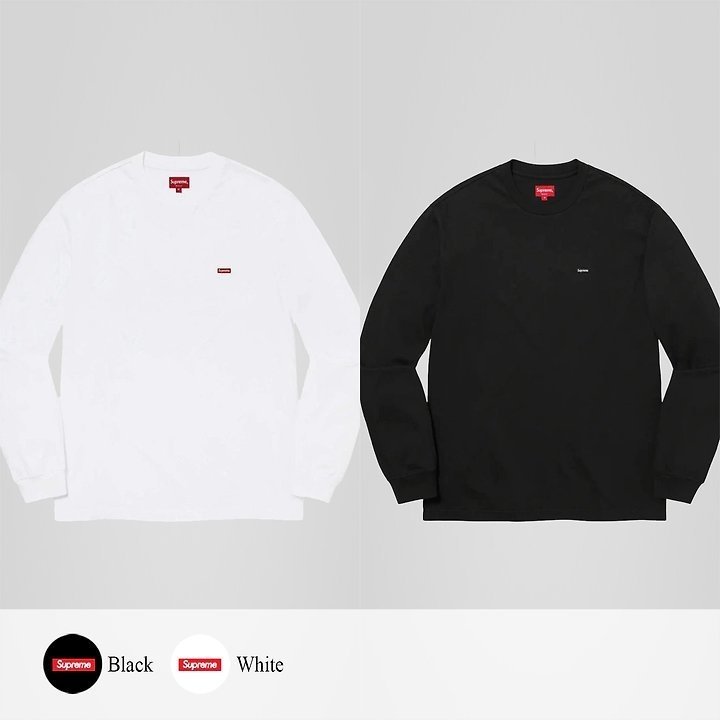 SUPREME 슈프림 로고 패치 롱슬리브