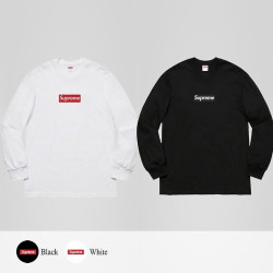 SUPREME 슈프림 박스로고 롱슬리브