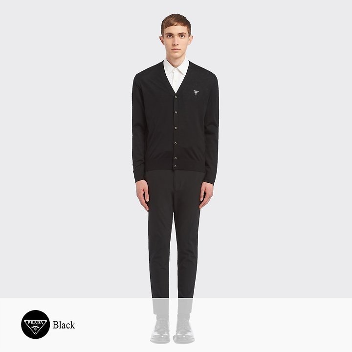 PRADA 프라다 프라다 밀라노 로고 가디건
