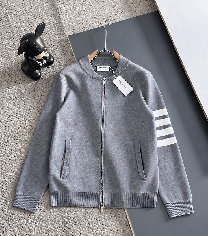 THOM BROWNE 톰브라운 4바 풀집업 니트 가디건 2COLOR